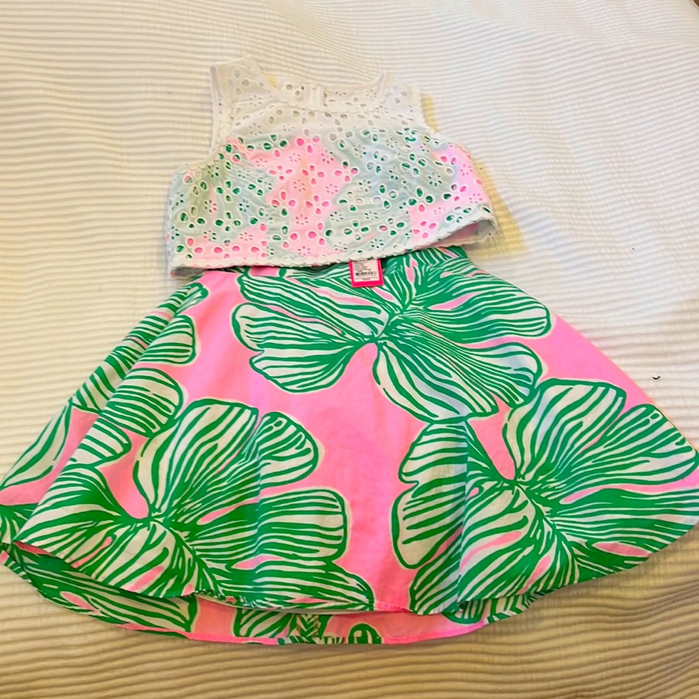 Lily Pulitzer 2 piece children’s dress.  Size 12